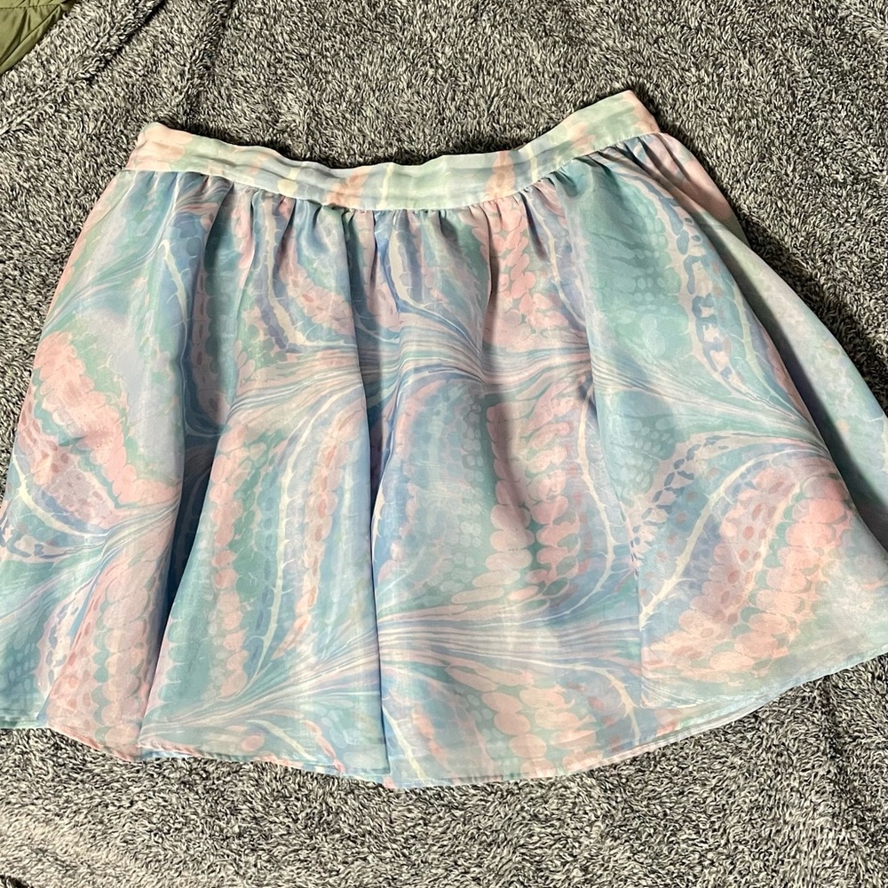 Selkie- Pastel Swirl Skirt 1x